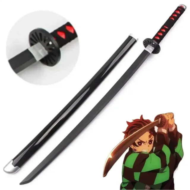 Katana din plastic potrivită pentru expoziție în stilul anime Demon Slayer - diverse tipuri