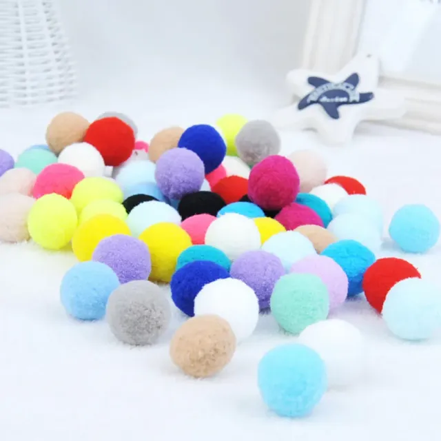 50/100 pieces toy for cats - balls made of stuffed animals