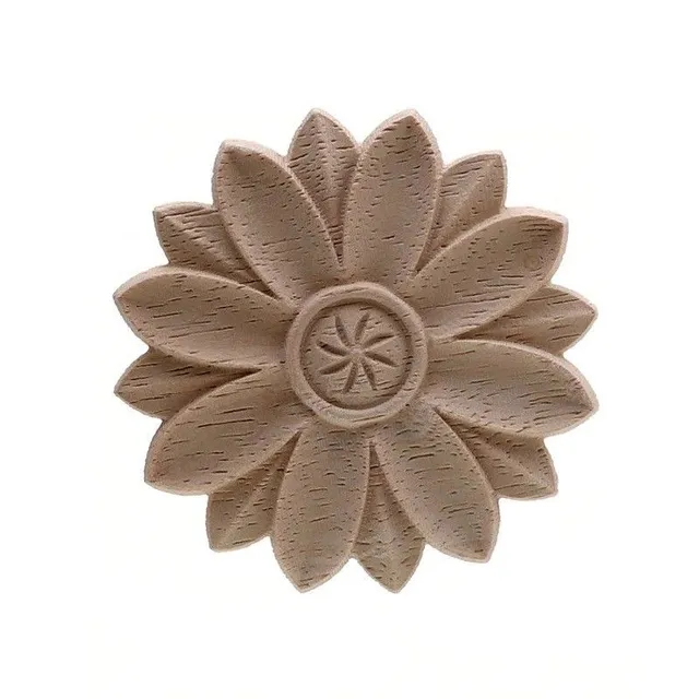 Decorative carved flower