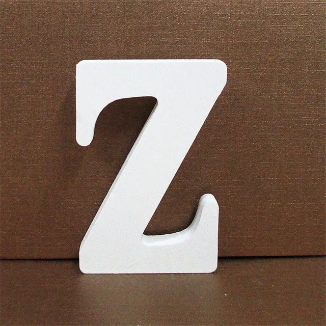 Decorative wooden letter