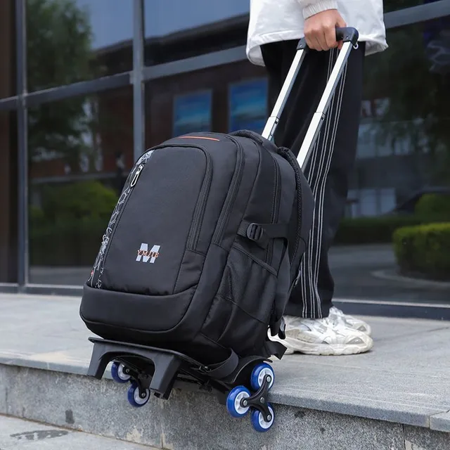 Travel suitcase with large capacity and lightweight construction, waterproof