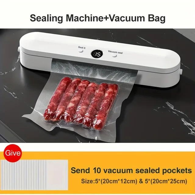 Vacuum pack with digital display - keep your freshness longer!