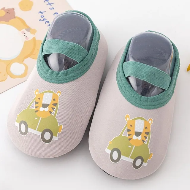 Children's original modern stylish barefoot shoes with motif of fruit and vegetables Mae