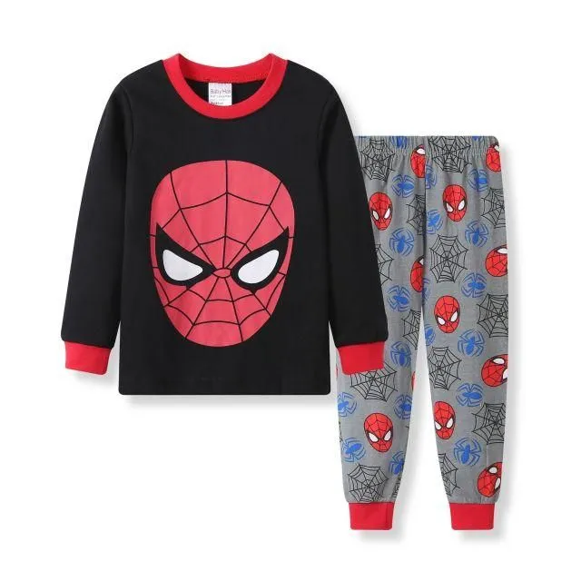 Pijama lungă pentru copii cu Spiderman