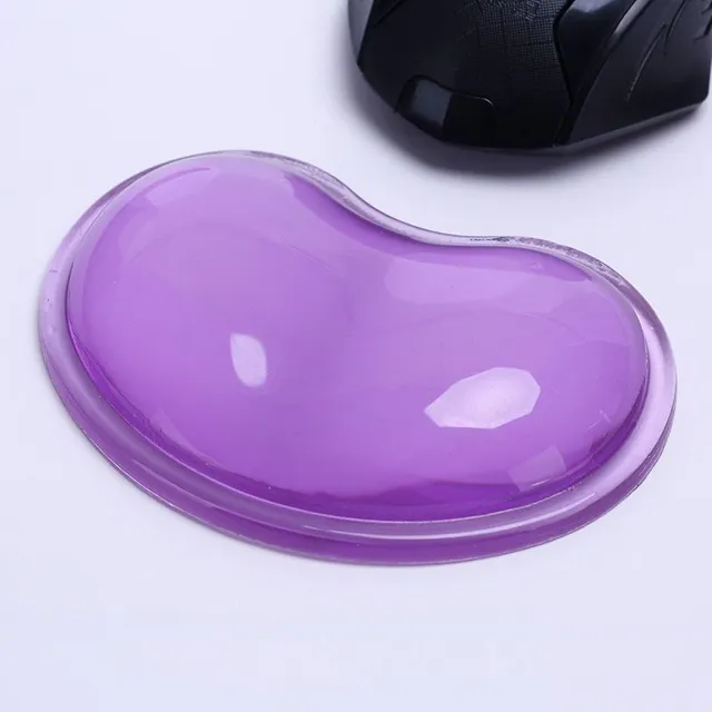 Kvalitná pohodlná gélová podložka pod zápästie purple
