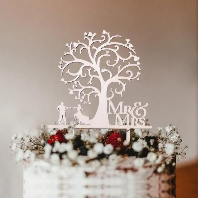 Výzdoba svatebního dortu