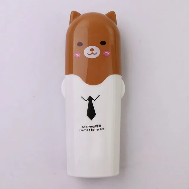 Children's travel toothbrush case