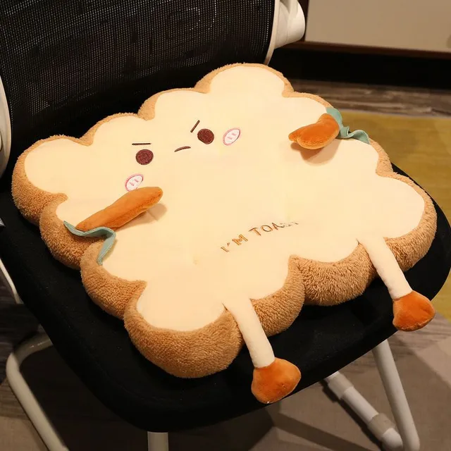 Creative toast seat cushion