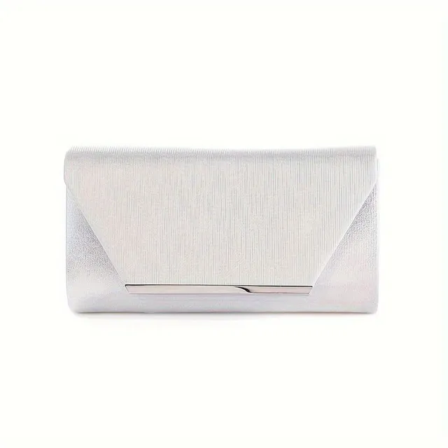 Evening note with minimalist lapel, fashionable elegant telephone bag with removable chain strap