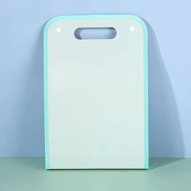Portable folding board for documents A4 with 13 pockets
