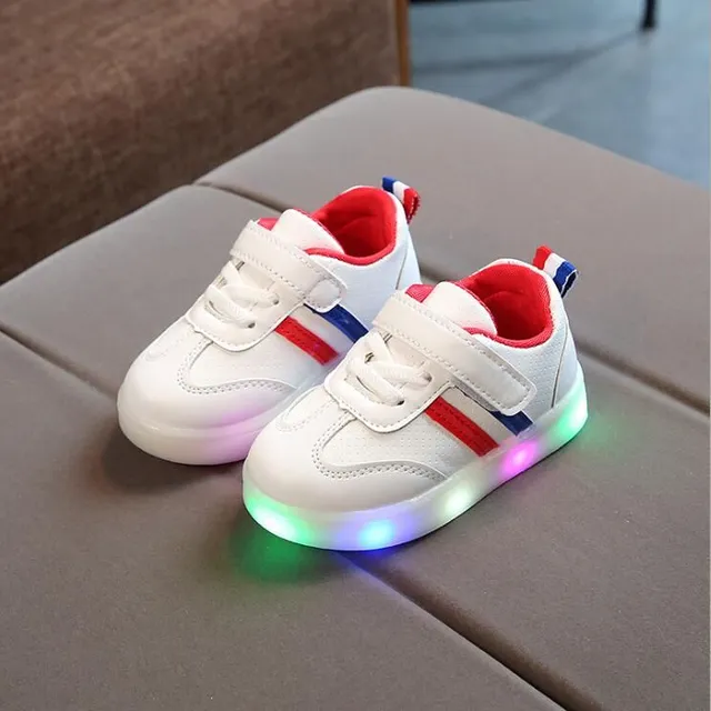 Papuci copii cu lumină LED
