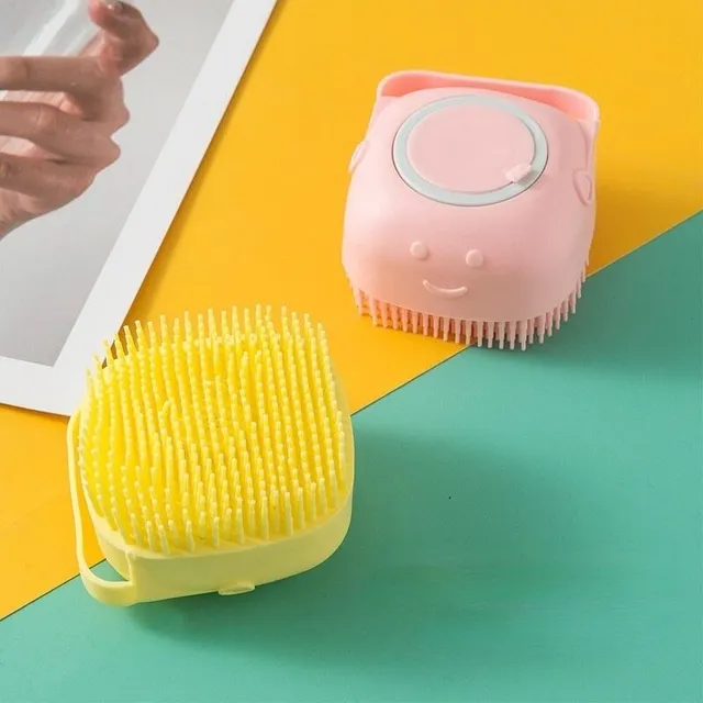 Massage bath brush for pets