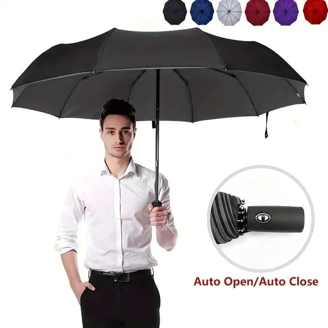 Automatic folding umbrella - windproof