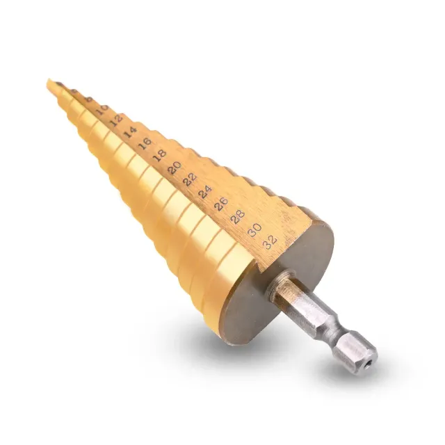 HSS scale drill with titanium coating