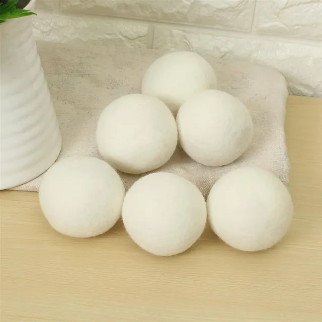 Wool balls for washing and drying laundry