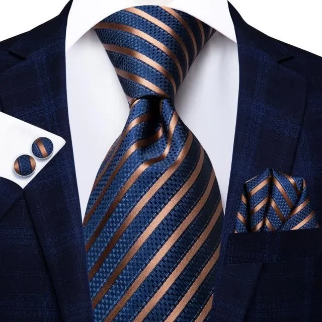 Cravată de mătase masculină de lux sn-3520