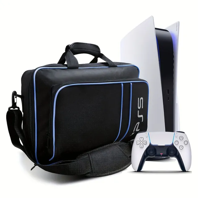 Portable backpack on PlayStation 5 with large storage space - for console, drivers, games and more