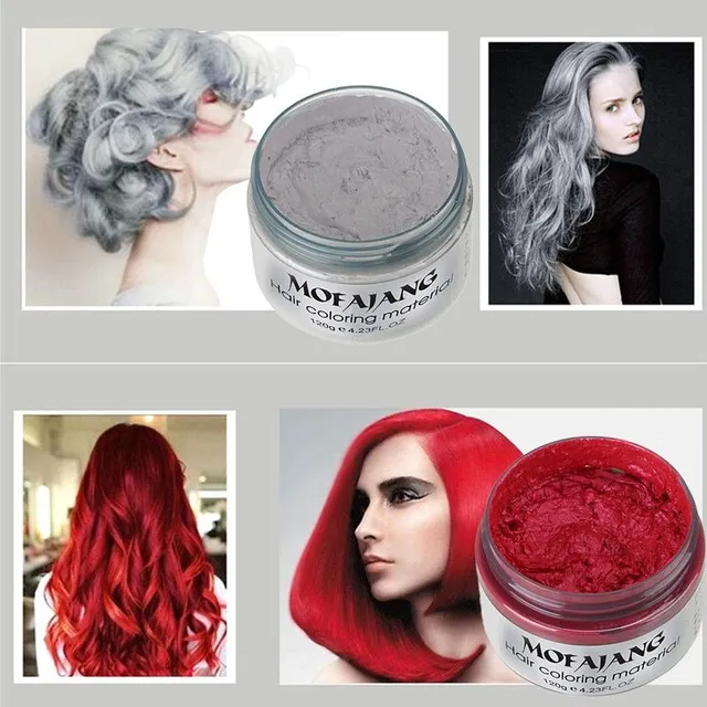 Voskové barvy na vlasy- více barev