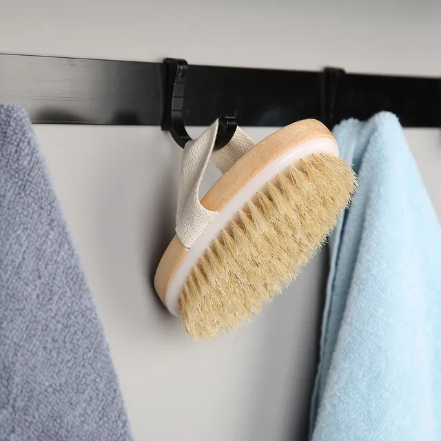 Washing brush for dry skin