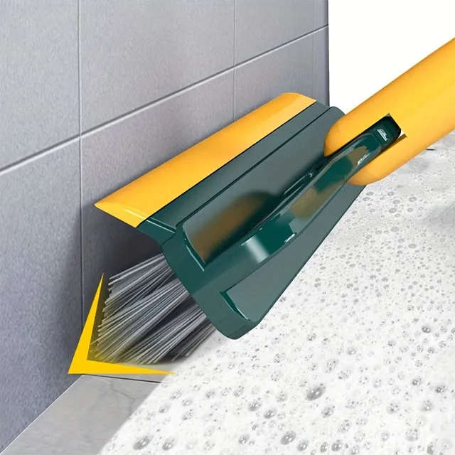 Multipurpose bathroom cleaning brush - durable plastic, ideal for cleaning the pair between tiles and floor joints