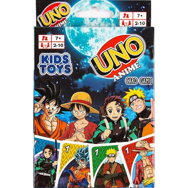 Jeu de cartes de table UNO - Naruto