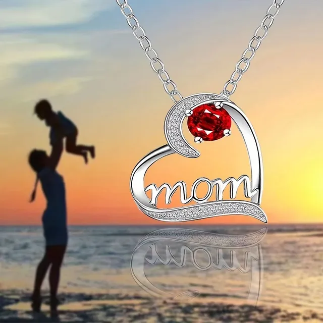 Bel amour : set cadeau avec rose éternelle et colliers pour maman pour la fête des mères, la Saint-Valentin et d'autres fêtes