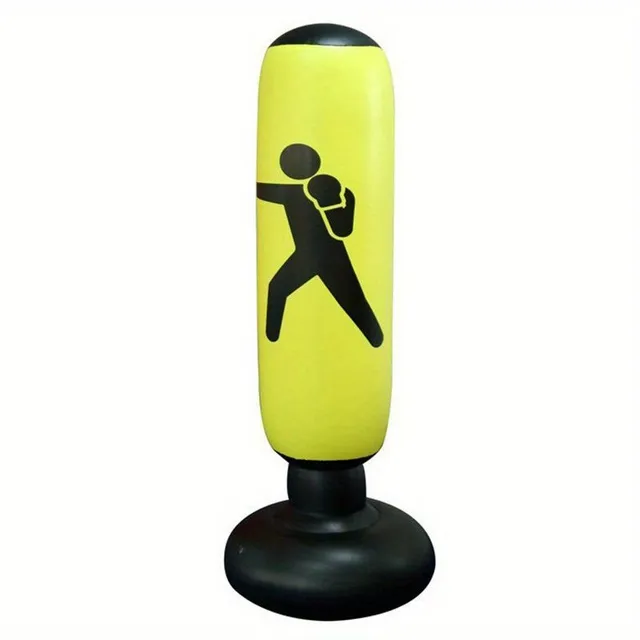 1pc Inflatable punching bag with stand - ideal for karate and taekwondo