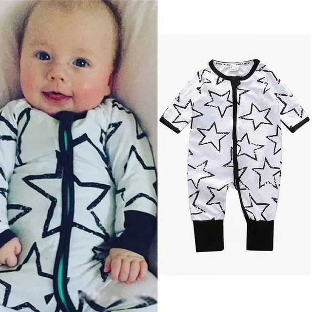Novorodenecké prechodné dupačky / pyžamo s motívom pre chlapcov