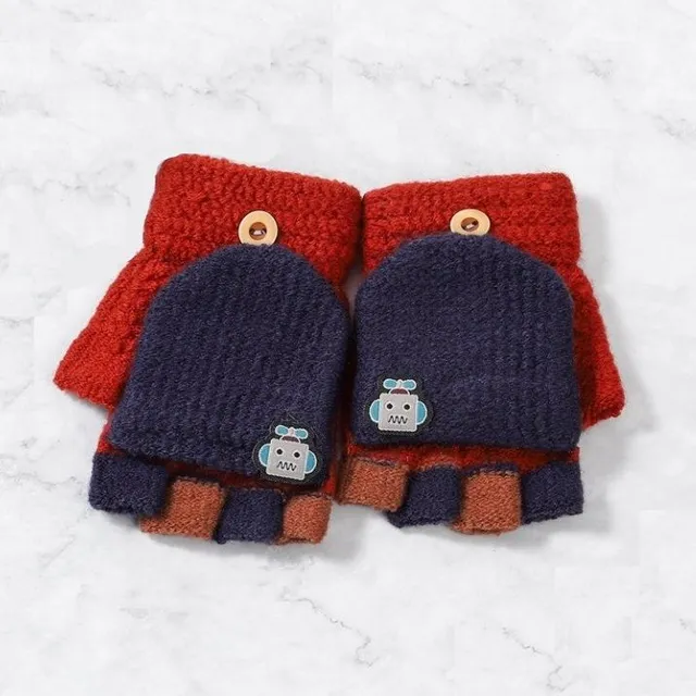 Children's gloves and mittens 2v1