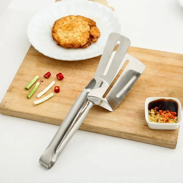 Steak and steak clip made of stainless steel - barbecue fish spatula