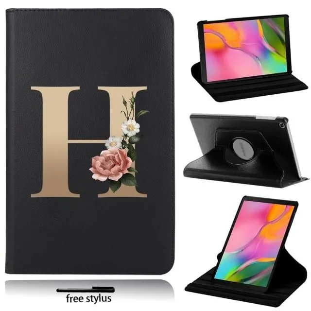 Samsung Galaxy tablet case with initial