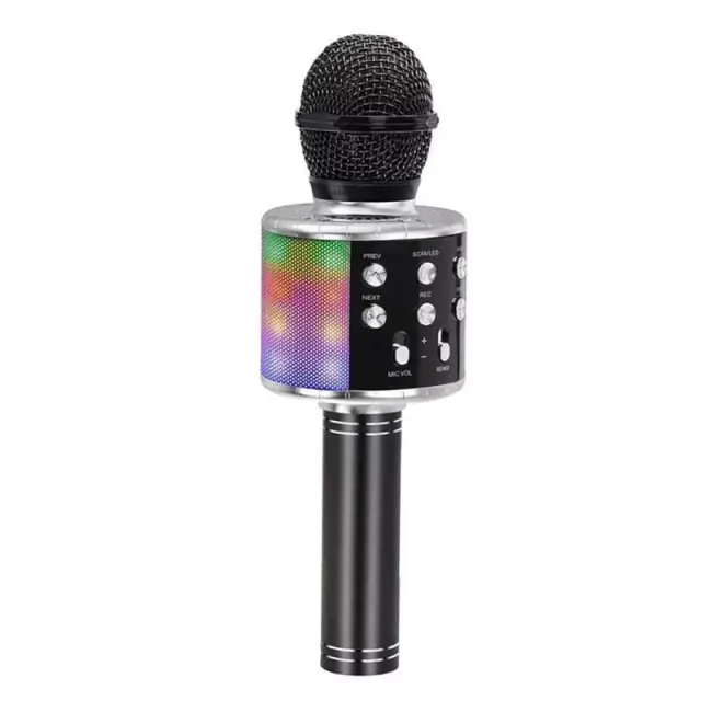 Microfon karaoke wireless pentru copii, cadou de ziua haioasă