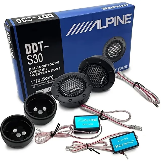 Couple 180W Hi-Fi high-rise speakers for brilliant heights in your car