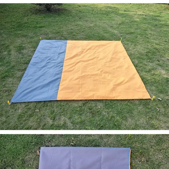 Waterproof pocket beach blanket 2x2.1m - Foldable portable picnic pad