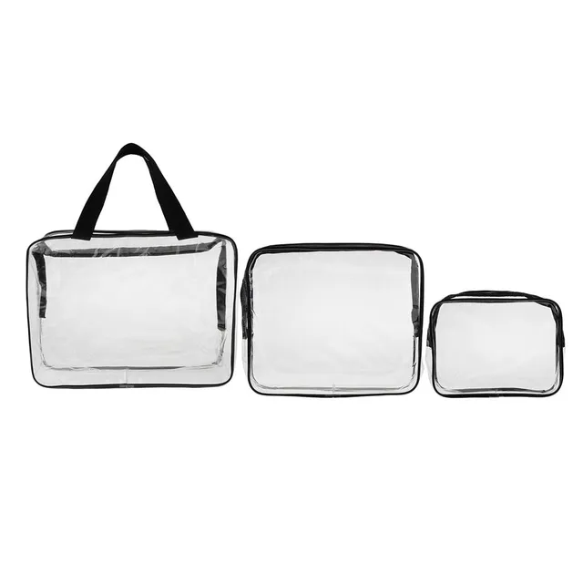 Portable Transparent Travel Makeup Bag