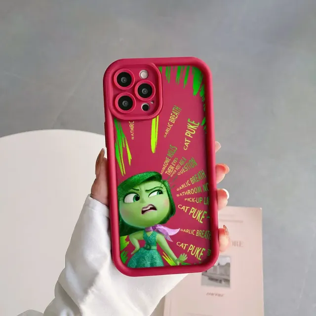 Coque en silicone colorée pour téléphones Samsung avec des motifs des personnages préférés du film Vice-Versa 2 - Inside Out 2