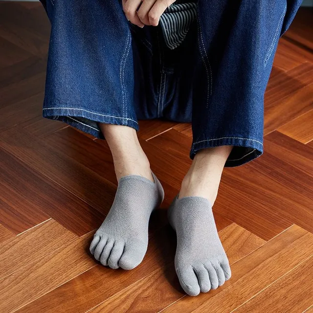 Șosete unisex absorbante cu degete la gleznă Jamar