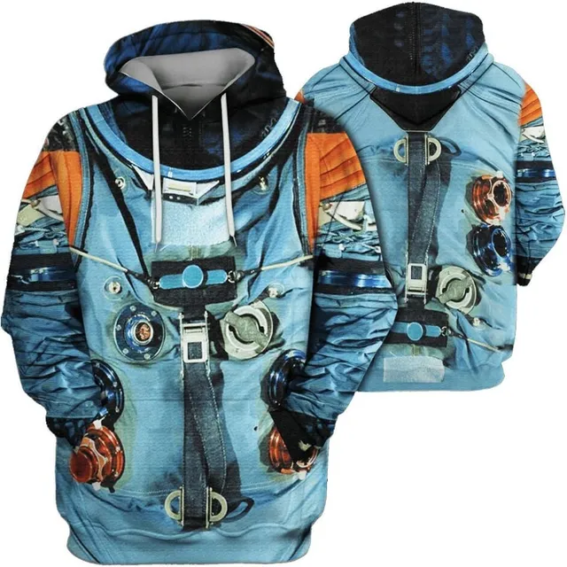 Unisex sweatshirt with 3D print NASA