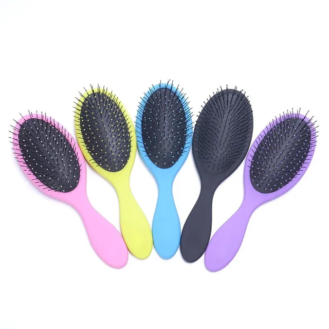 Colored hairbrush