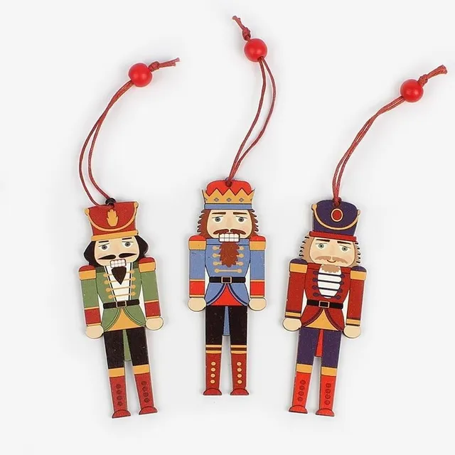 Christmas decoration soldier 3 pcs