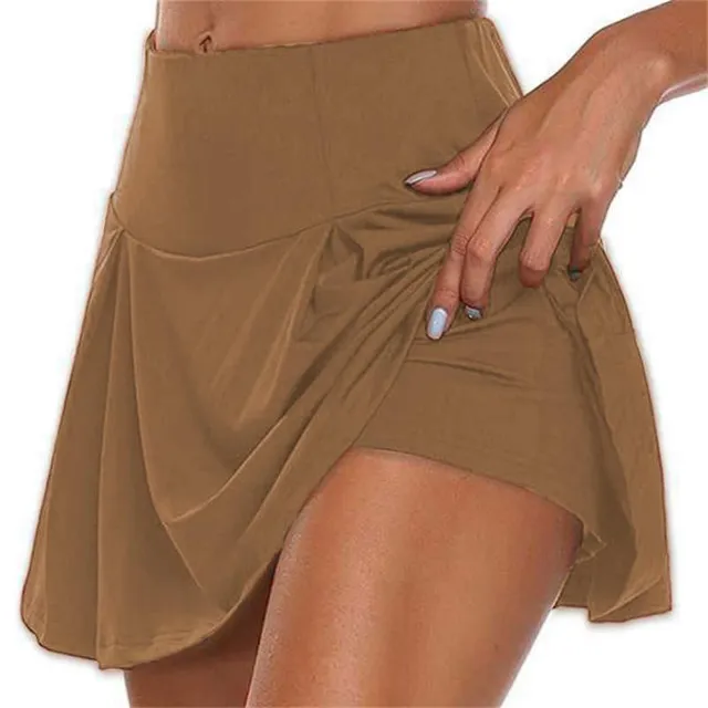 Women's sports skirt with shorts