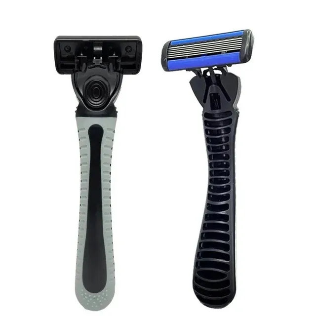 Hand shaver for men and women with 36 spare heads Handle with replaceable blades with six blades