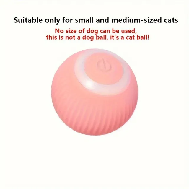 Interactive ball for cats: Self-propelled ball for long moments