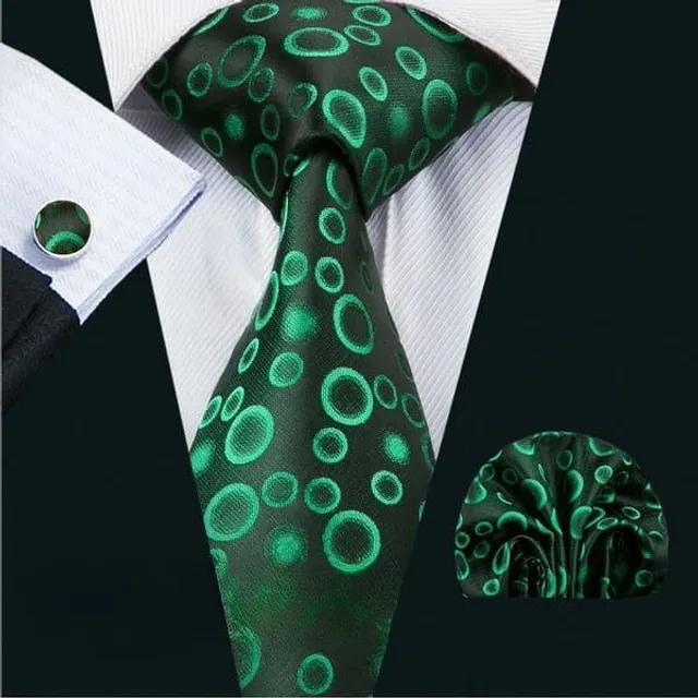 Men's formal luxury set | Tie, Handkerchief, Cufflinks