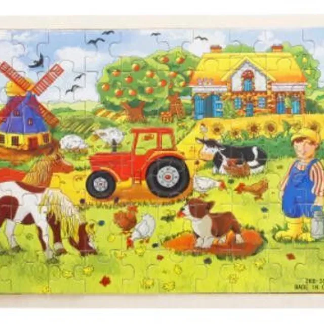 Children's wooden puzzle 60 pieces 2 detske-drevene-puzzle-60-dilku-4