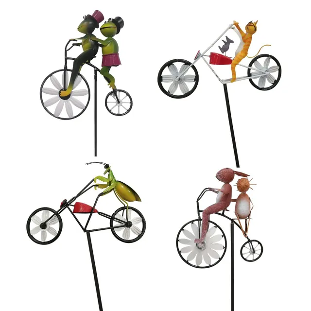 Garden Stitching Decoration Bike