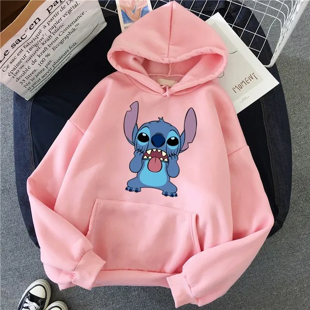 Hanorac din bumbac pentru femei Stitch