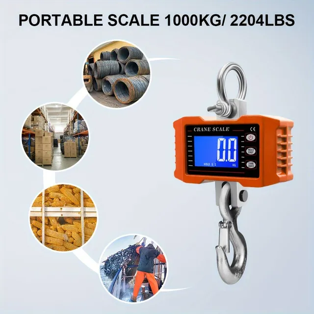 Digital Crane Scale - scară industrială portabilă convenabilă