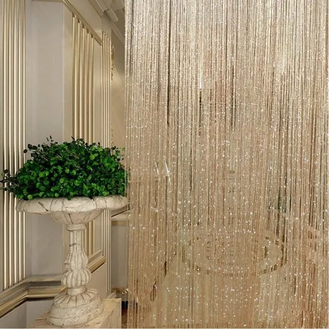 Beautiful long string curtain