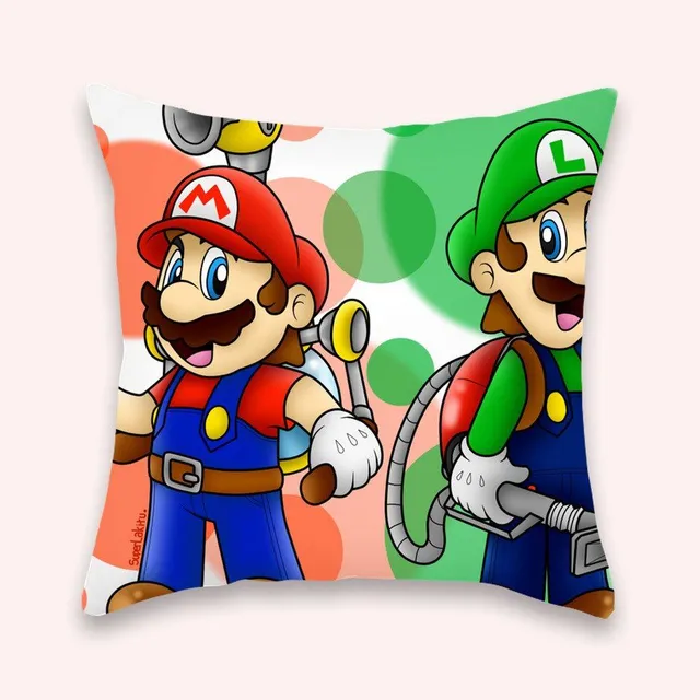 Stylish pillowcase with Super Mario motifs - various variants